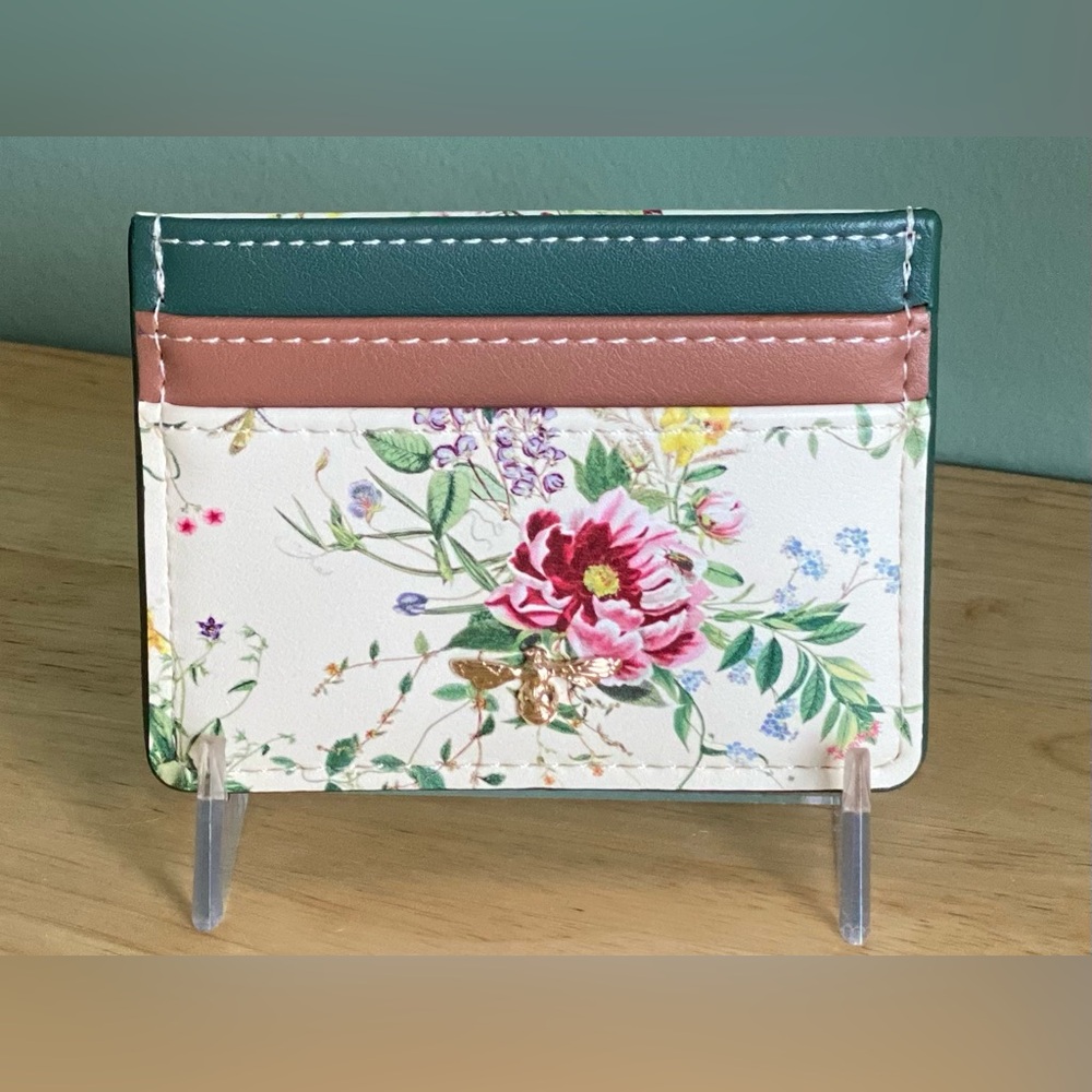 Floral Card Holder Wallet